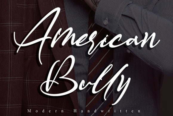 American Bully Font: Elegant Handwritten Style