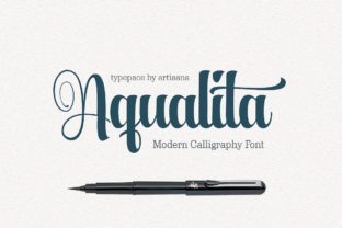 Aqualita: The Handwritten Font for Clear Campaigns