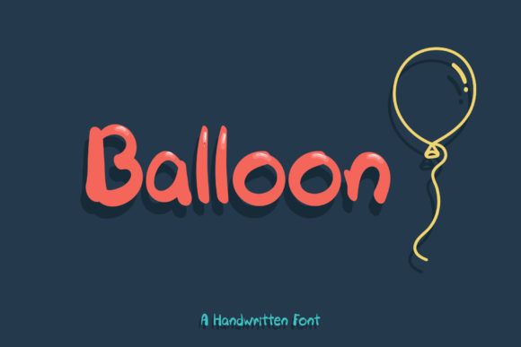 Balloon Font: A Playful Typeface for Sweet Branding