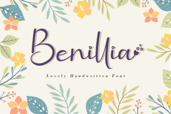 Benillia: A Handwritten Font for Modern Campaigns