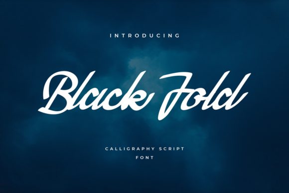 Black Fold: A Bold Script Font for Campaigns