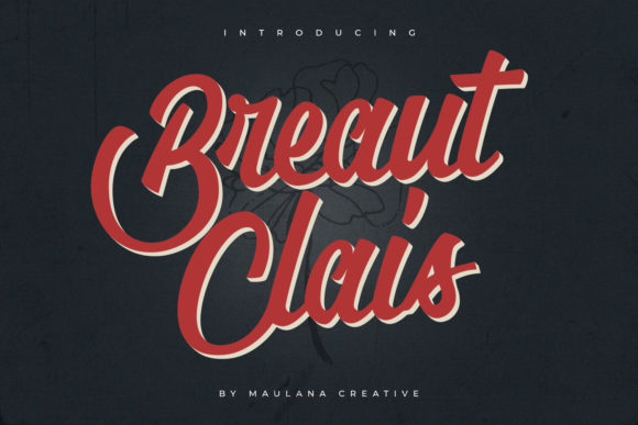Breaut Clais: A Handwritten Font for Bold Brands