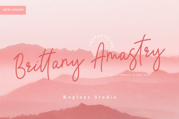 Brittany Amastry: A Handwritten Typeface for Editorial Design