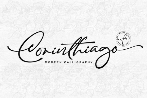 Corinthiago: A Handwritten Typeface for Editorial Charm