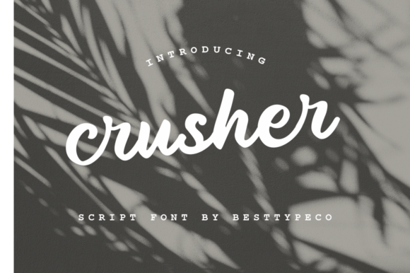 Crusher Font: A Polished Typeface for Small Business Branding