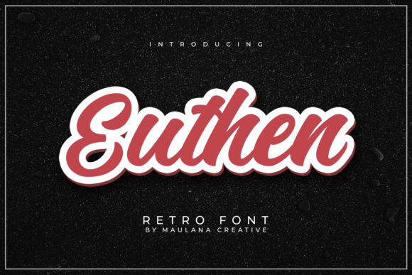 Euthen: A Bold Handwritten Font for Makers