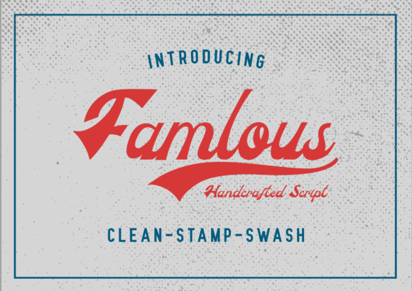 Famlous: A Handwritten Font for Bold Branding