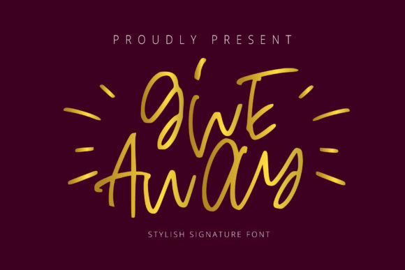 Give Away Font: A Quirky Handwritten Typeface Review