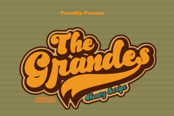 Grandes Font: A Vintage Script for Makers