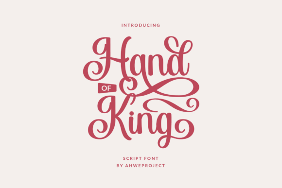 Hand of King: A Premium Handwritten Font for Web Design