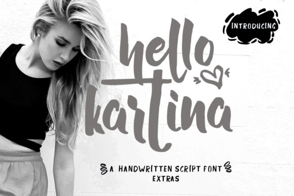 Hello Kartina: A Handwritten Font for Editorial Design