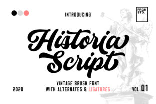 Historia Font: A Sweet Script for Crafters
