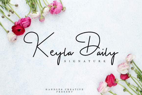 Keyla Daily: A Sweet Handwritten Typeface for Branding