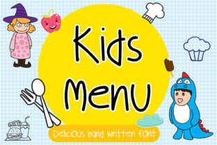 Kids Menu Font: A Playful Typeface for Editorial Design