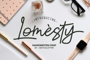 Lomesty Font Review: A Script Typeface for Social Campaigns