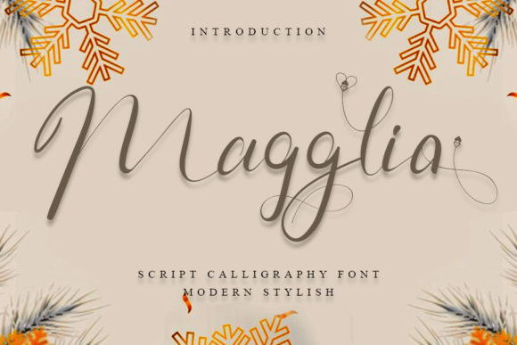 Magglia: A Bold Script Font for Digital Design