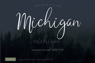Michigan Font: A Handwritten Typeface for Makers