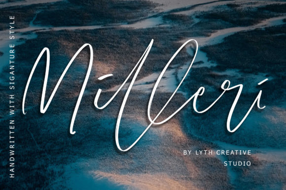Milleri: A Handwritten Font for Authentic Branding