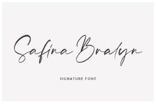 Safina Bralyn: An Elegant Handwritten Font for Crafters