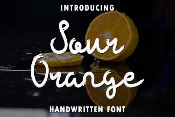 Sour Orange: A Handwritten Font for Warm Branding