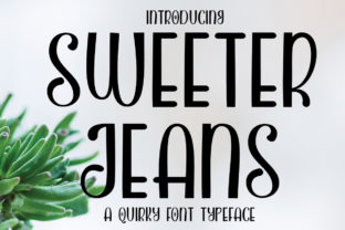 Sweeter Jeans: A Charming Script Font for Makers