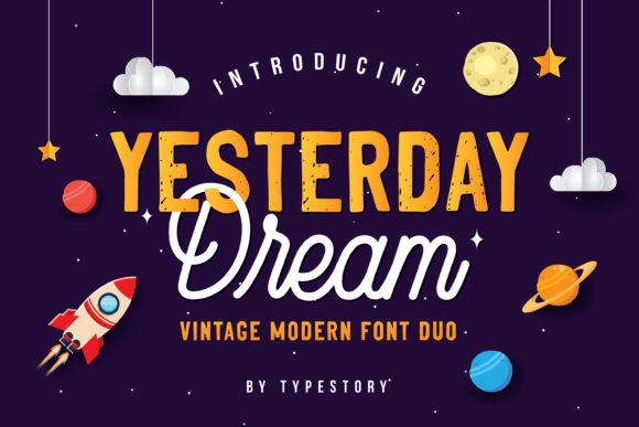 Yesterday Dream: A Modern Script Font for Web Design